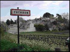 The village from the road to Vaugines